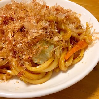 かつお踊る♪焼うどん